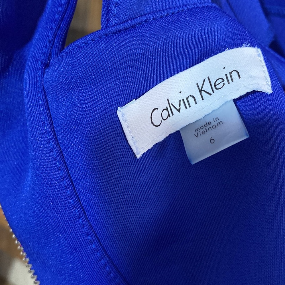 Calvin Klein Royal Blue Midi Dress - Picture 5 of 5